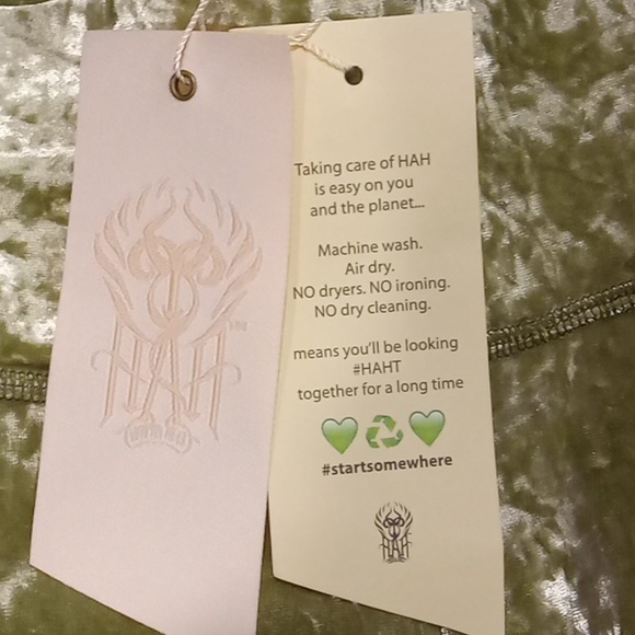 NWT We Are HAH Velvet stirrup pants - Picture 7 of 7